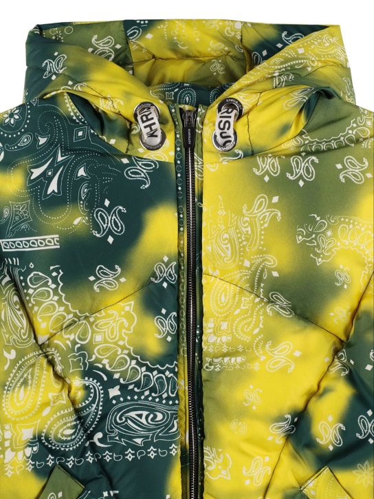 Khrisjoy: Bandana print quilted nylon down jacket - Multicolor - kids-boys_1 | Luisa Via Roma