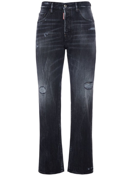 Dsquared2: Jeans aus Baumwolldenim „642 Fit“ - Schwarz - men_0 | Luisa Via Roma