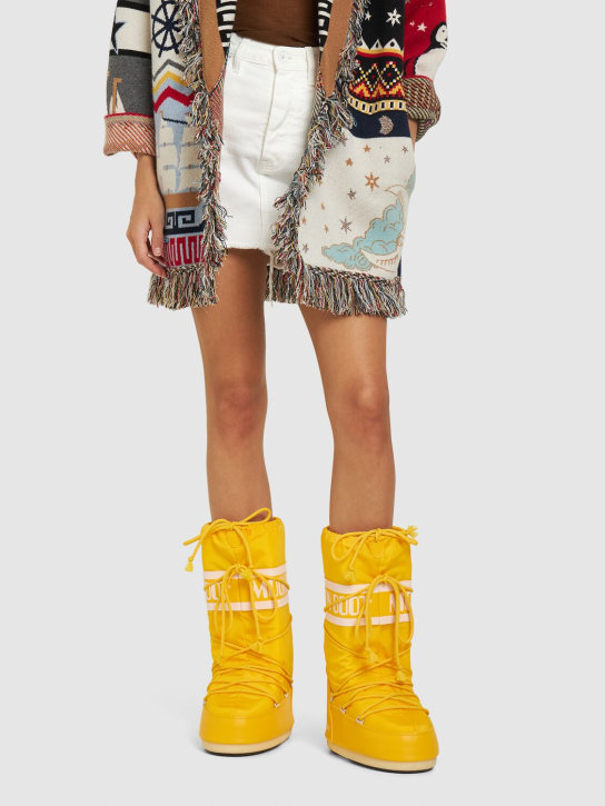 Moon Boot: Botas Moon Boots de nylon - Amarillo - women_1 | Luisa Via Roma