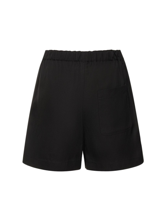 Loulou Studio: Seto viscose blend shorts - women_3 | Luisa Via Roma