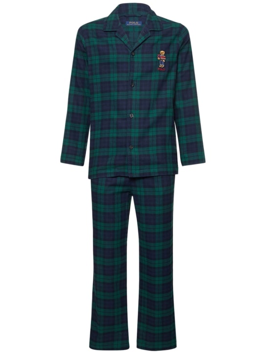 Teddy tartan cotton pajama set Polo Ralph Lauren Men