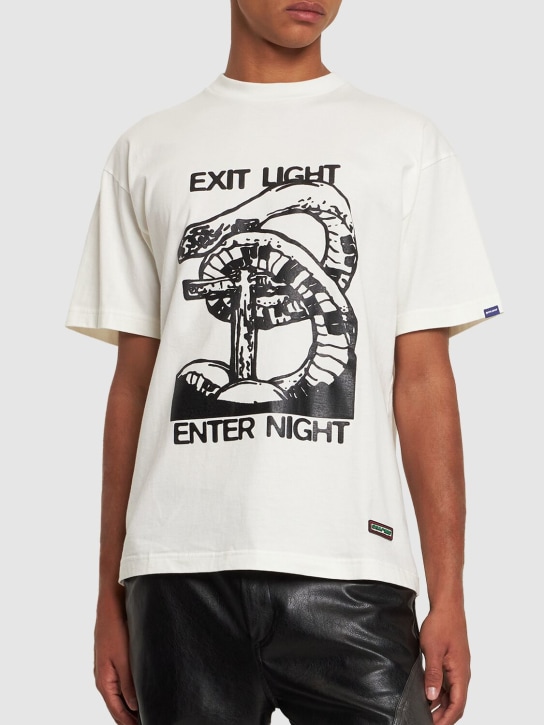 Deva States: Prayer off white t-shirt - men_2 | Luisa Via Roma
