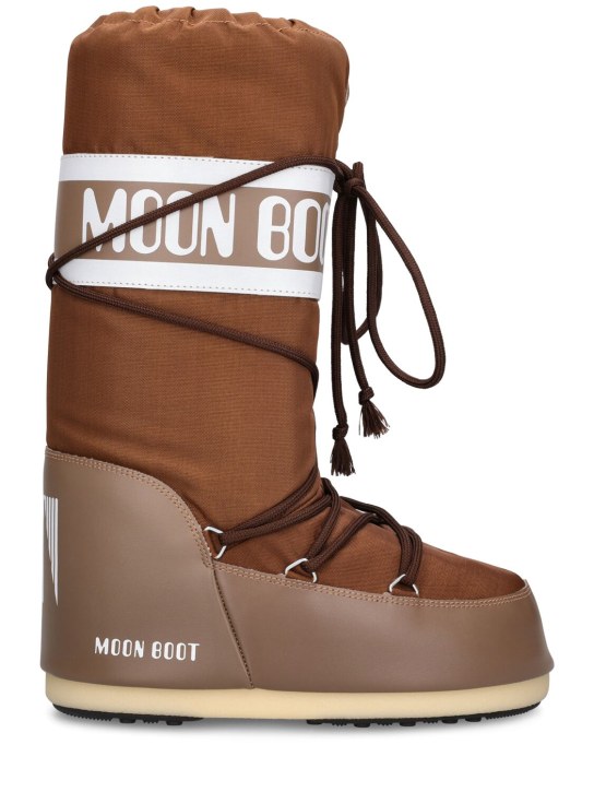 Moon Boot: Logo waterproof nylon Moon Boots - men_0 | Luisa Via Roma