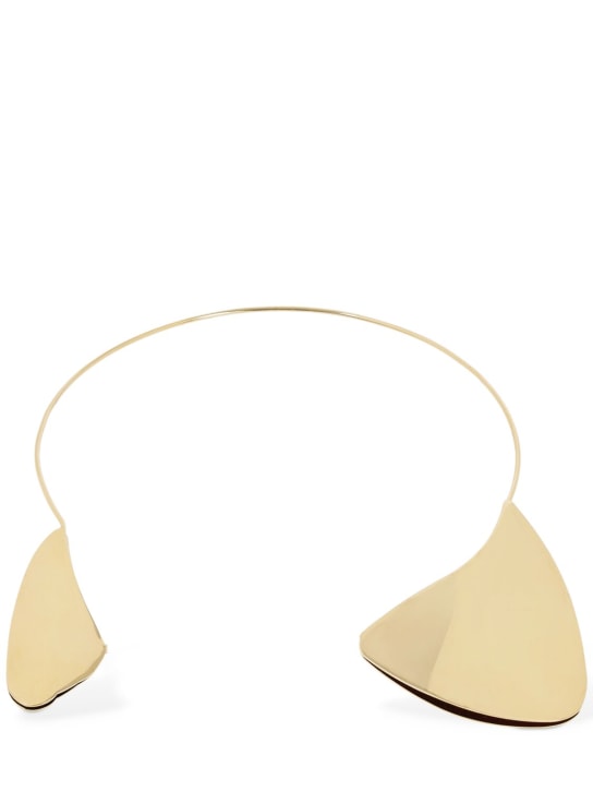 Jil Sander: Emaille-Halsband „BW8 2“ - Gold - women_0 | Luisa Via Roma