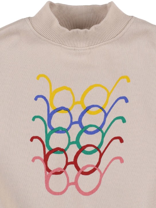 Jellymallow: Sweat-shirt en coton imprimé - Gris - kids-boys_1 | Luisa Via Roma