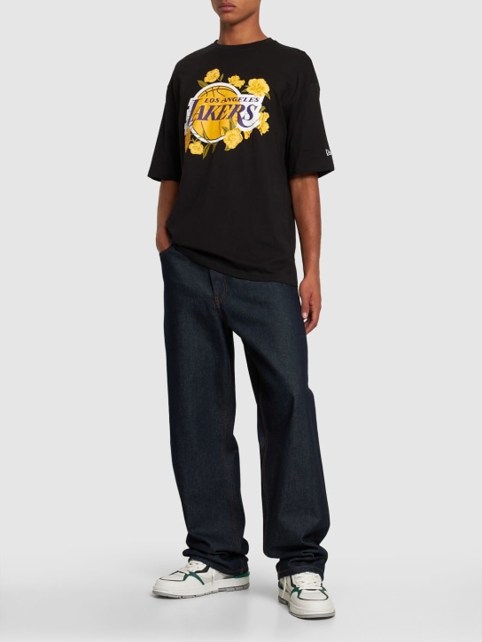New Era: LA Lakers NBA floral graphic t-shirt - men_1 | Luisa Via Roma
