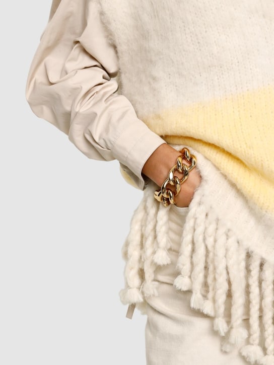 Isabel Marant: Links chunky chain bracelet - Altın Rengi - women_1 | Luisa Via Roma