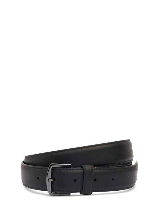 Loro Piana: Travis leather belt - men_0 | Luisa Via Roma