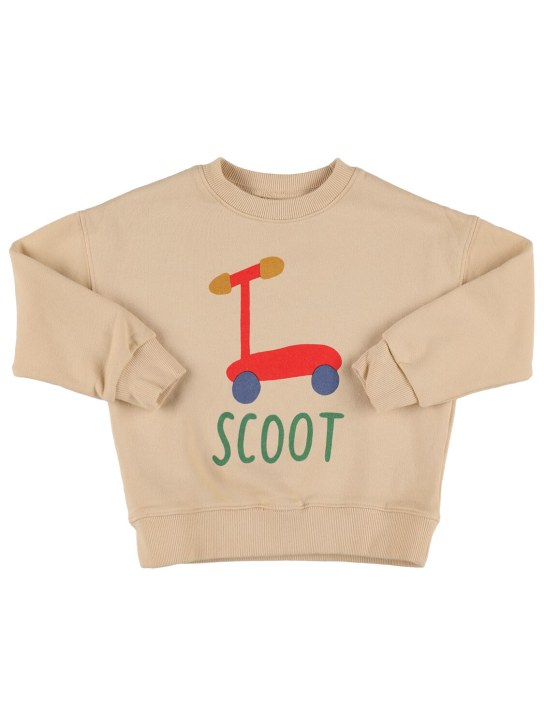 Jellymallow: Bedrucktes Sweatshirt aus Baumwolle - Beige - kids-boys_0 | Luisa Via Roma