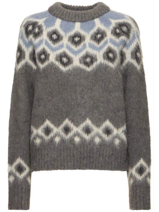 Fair isle wool knit sweater - Dunst - Women | Luisaviaroma