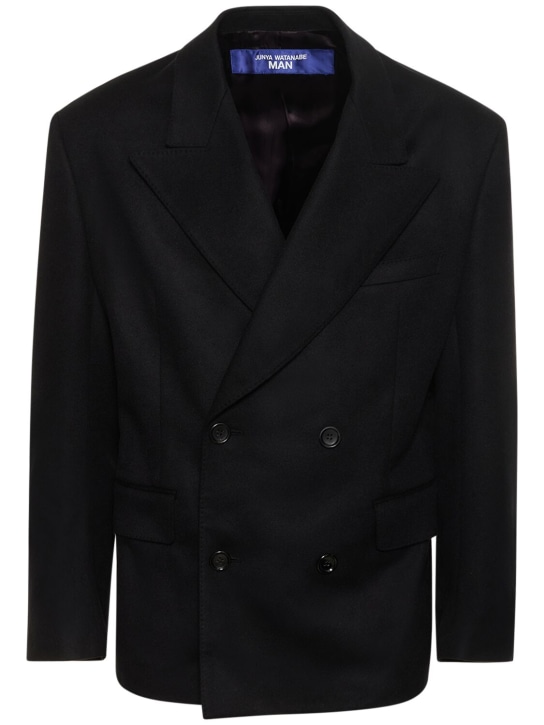 Wool & cashmere double breasted jacket - JUNYA WATANABE