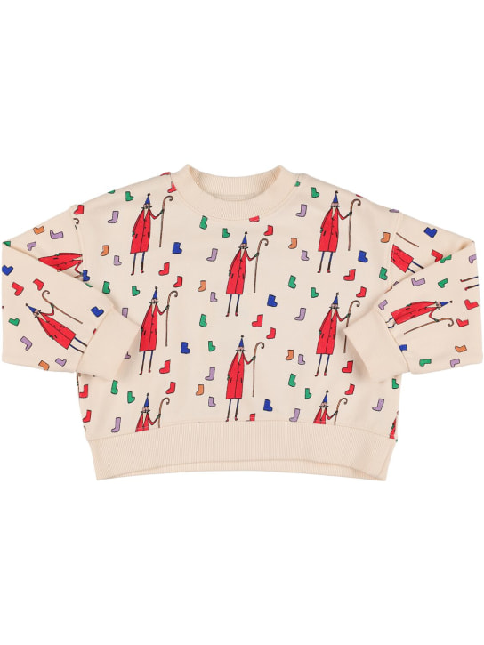 Jellymallow: Printed cotton sweatshirt - Multicolor - kids-boys_0 | Luisa Via Roma