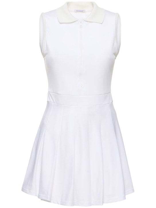 Weworewhat: Tennis zip-up dress - Weiß - women_0 | Luisa Via Roma