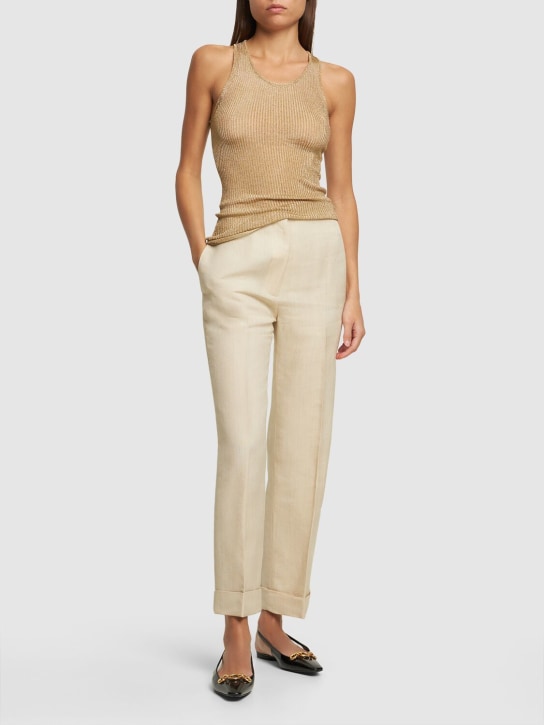 Interior: The Owens viscose blend suit pants - White - women_1 | Luisa Via Roma