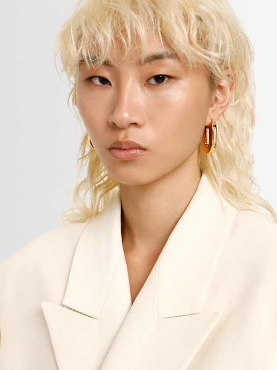 Jil Sander: BW3 3 hoop earrings - women_1 | Luisa Via Roma