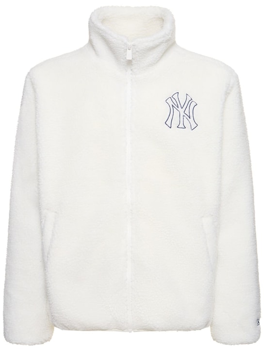 New Era: MLB NY Yankees tech Sherpa jacket - White/Black - men_0 | Luisa Via Roma
