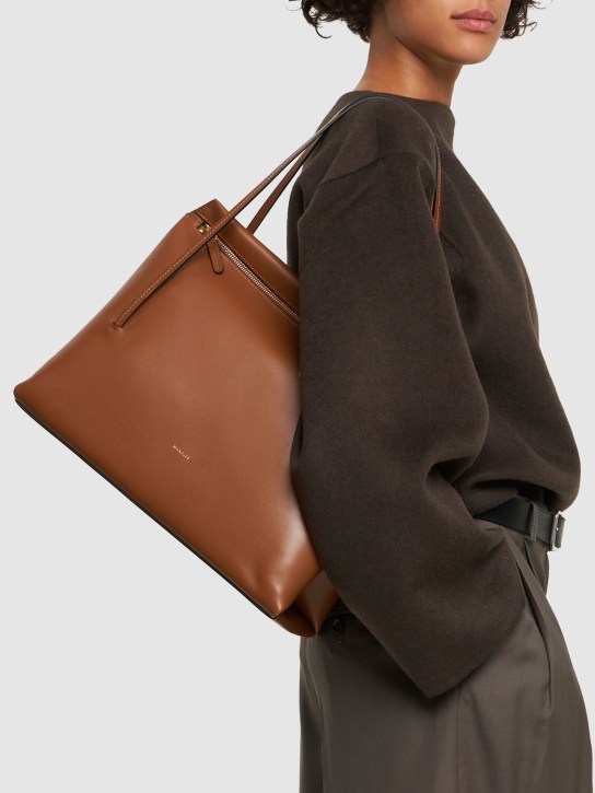 Wandler: Medium Jo leather shoulder bag - Moth Eclipse - women_1 | Luisa Via Roma