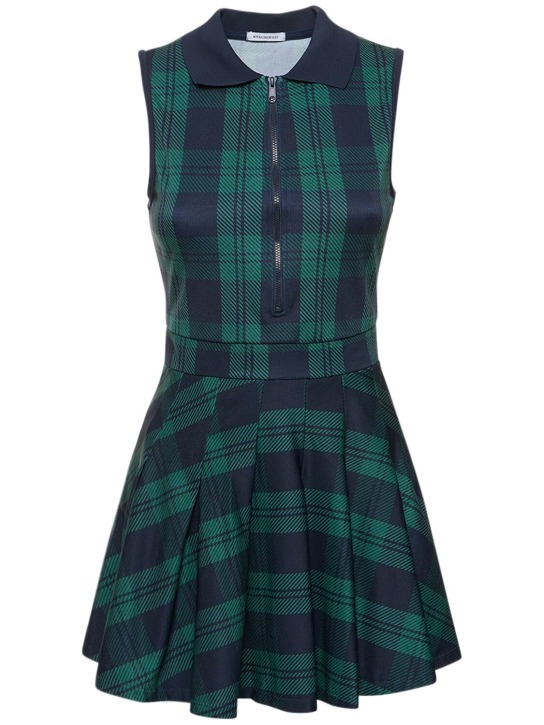 Weworewhat: Tennis zip-up dress - Blau/Grün - women_0 | Luisa Via Roma