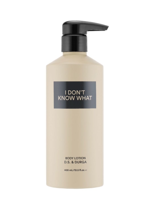 Ds&durga: 400ml I Don't Know What body lotion - Transparent - beauty-men_0 | Luisa Via Roma