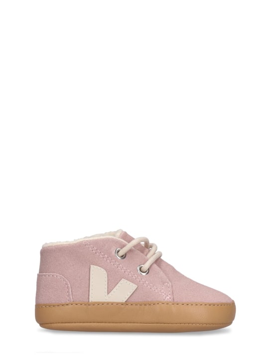 Veja: Pre-walker shoes - Pink - kids-girls_0 | Luisa Via Roma