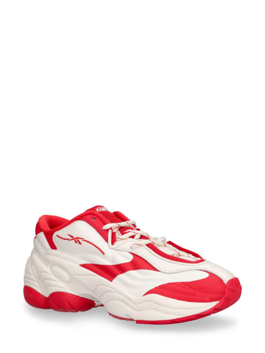 Reebok Classics: Sneakers DMX Run 6 Modern - Blanc/Rouge - women_1 | Luisa Via Roma