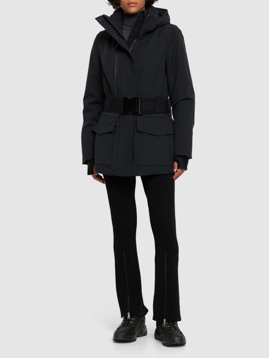 Goldbergh: Hailey stretch tech puffer jacket - Black - women_1 | Luisa Via Roma