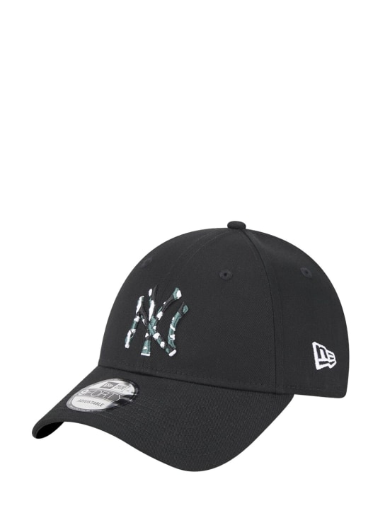 New Era: 9Forty NY Yankees infill logo hat - Black/Green - men_1 | Luisa Via Roma