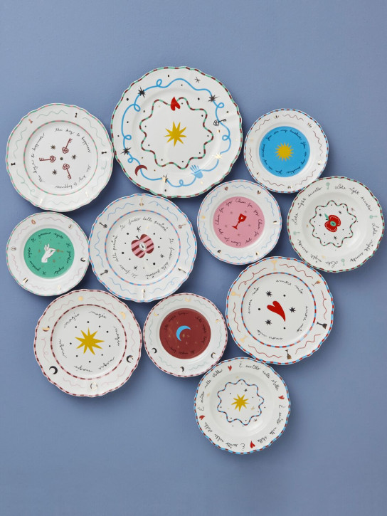 Bitossi Home: Luna porcelain fruit plate - 레드 - ecraft_1 | Luisa Via Roma