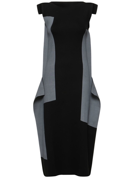 Rectilinear Ap cotton blend midi dress - Thumbnail 1