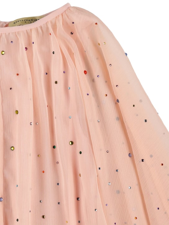 Stella Mccartney Kids: Embellished tulle dress - Pink - kids-girls_1 | Luisa Via Roma