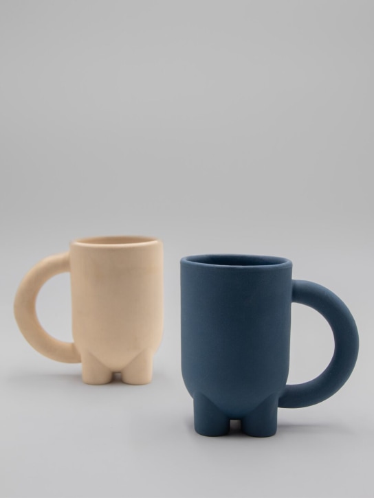BURGIO.: Stoneware mug - Blau - ecraft_1 | Luisa Via Roma