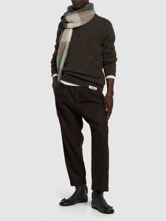 A.P.C.: Renato wool blend pants - Brown - men_1 | Luisa Via Roma