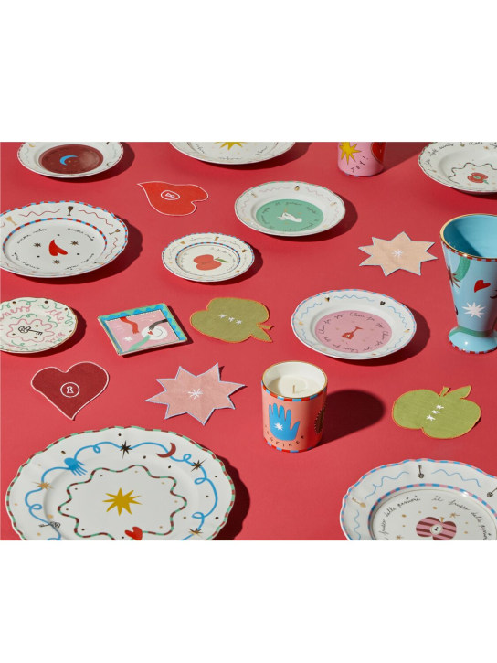 Bitossi Home: Heart porcelain dinner plate - 화이트 - ecraft_1 | Luisa Via Roma