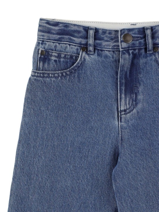 Stella Mccartney Kids: Shorts de denim de algodón orgánico - Azul - kids-boys_1 | Luisa Via Roma