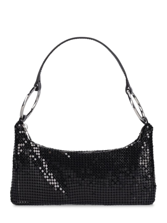 Simon Miller: Mini Valley chainmail shoulder bag - Black - women_0 | Luisa Via Roma