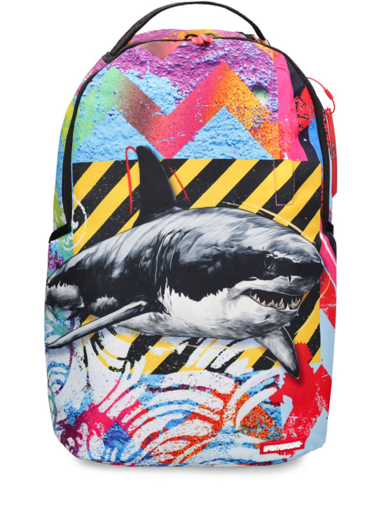 Printed canvas backpack - SPRAYGROUND - Boys