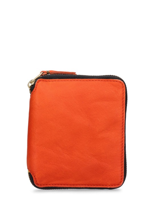 Comme des Garçons Wallet: Brieftasche aus Leder - Burnt Orange - women_0 | Luisa Via Roma