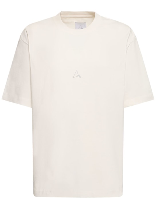 Roa: T-shirt in jersey di cotone con logo - women_0 | Luisa Via Roma