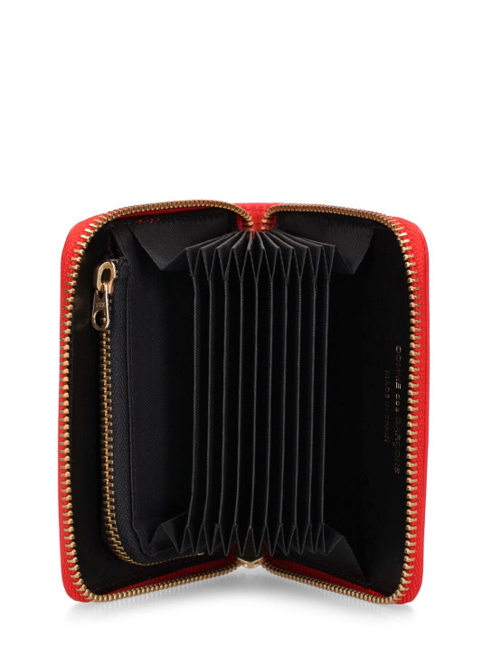 Comme des Garçons Wallet: Classic leather wallet - Orange - women_1 | Luisa Via Roma