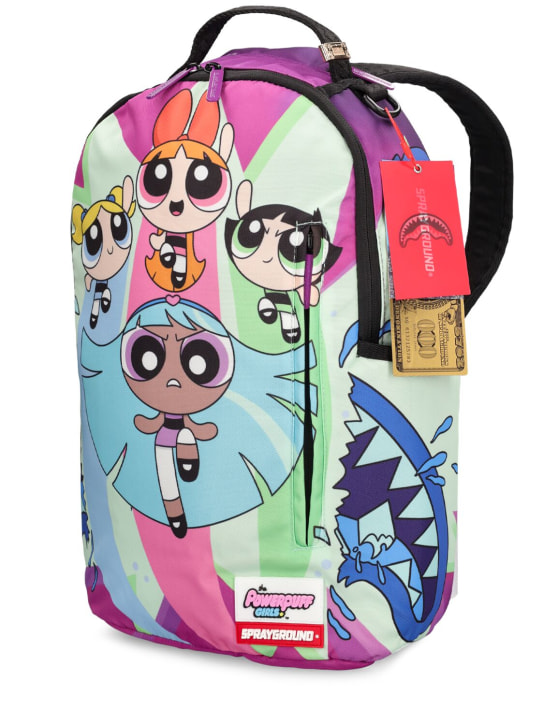 SPRAYGROUND: The Powerpuff Girl print canvas backpack - kids-girls_1 | Luisa Via Roma