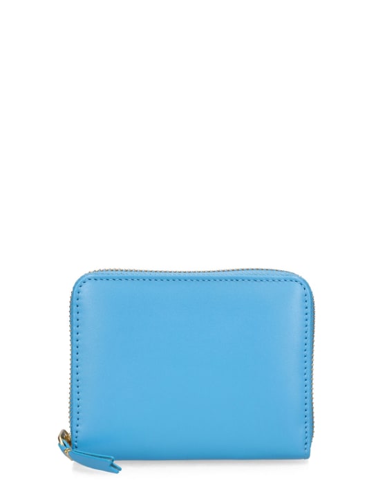 Comme des Garçons Wallet: Classic leather wallet - Blue - women_0 | Luisa Via Roma