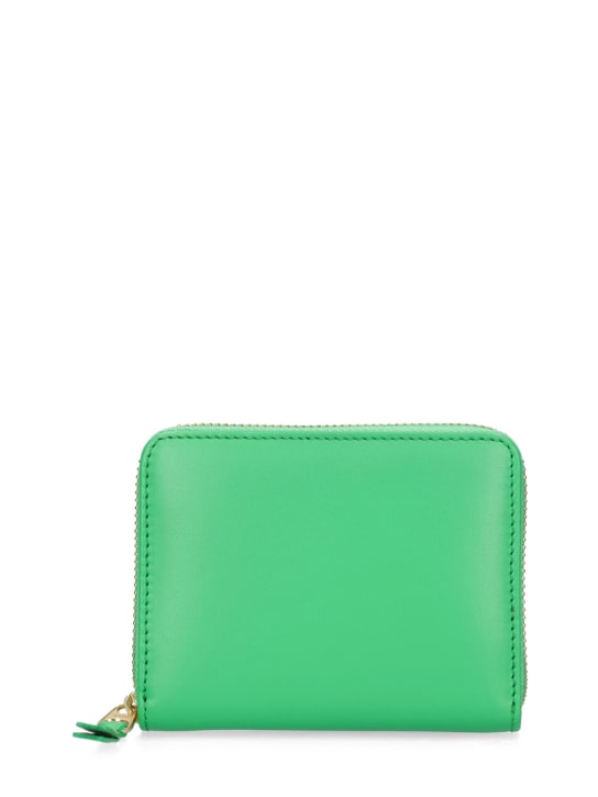 Comme des Garçons Wallet: Classic leather wallet - Green - women_0 | Luisa Via Roma