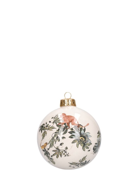 Les Ottomans: Boule de Noël en porcelaine - Blanc - ecraft_0 | Luisa Via Roma
