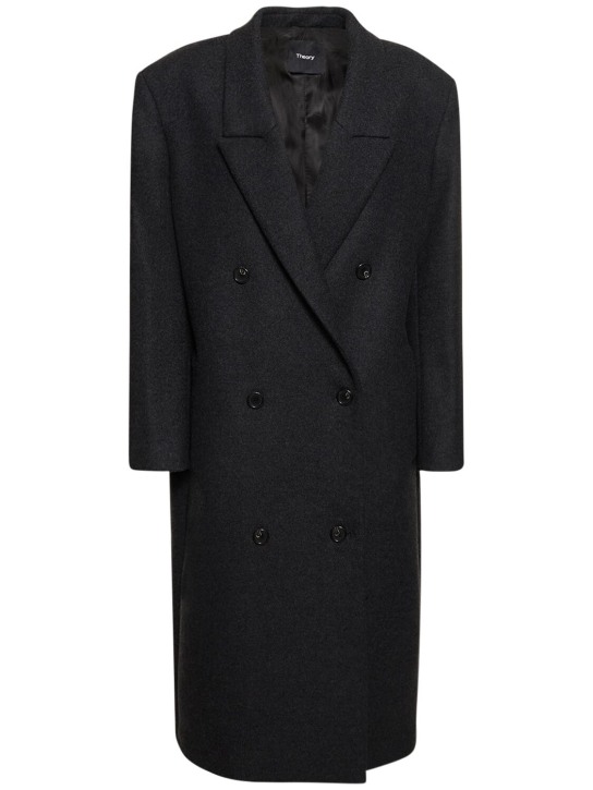 black winter pea coat