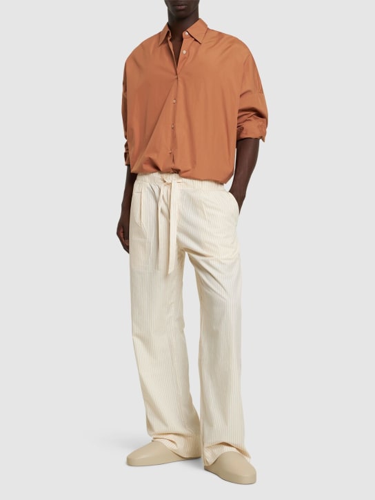 BIRKENSTOCK Tekla: Pantalon à plis - Blanc - men_1 | Luisa Via Roma