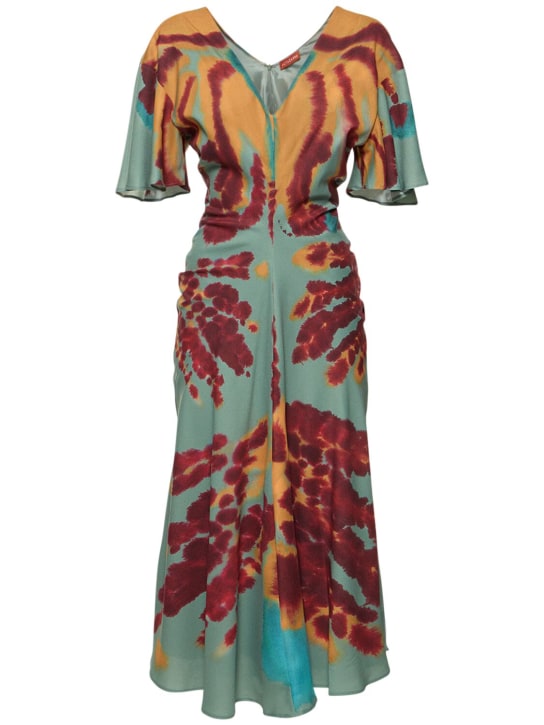 ALTUZARRA: Midikleid aus Viskosekrepp „Pelopenese“ - Bunt - women_0 | Luisa Via Roma