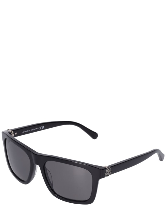 Moncler: Colada squared sunglasses - Shiny Black - men_1 | Luisa Via Roma