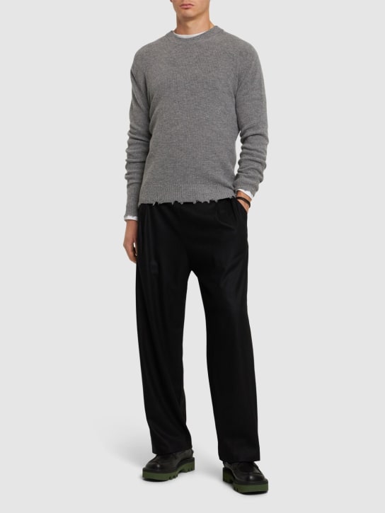 Buggie unito wool blend pants - LANEUS - Men | Luisaviaroma