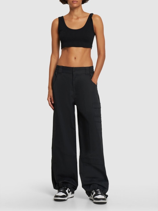 Nike: Jordan Chicago tech cargo pants - Black - women_1 | Luisa Via Roma