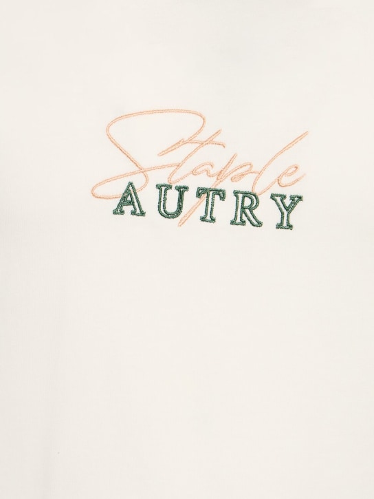 Autry: Staple cotton t-shirt - men_3 | Luisa Via Roma